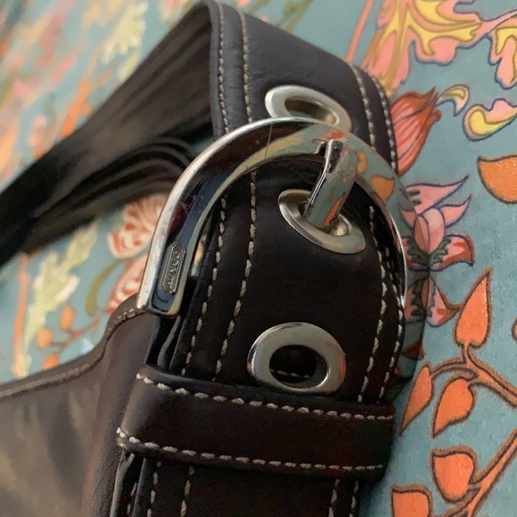 Vintage leather Coach Bag - Picture 3 of 6